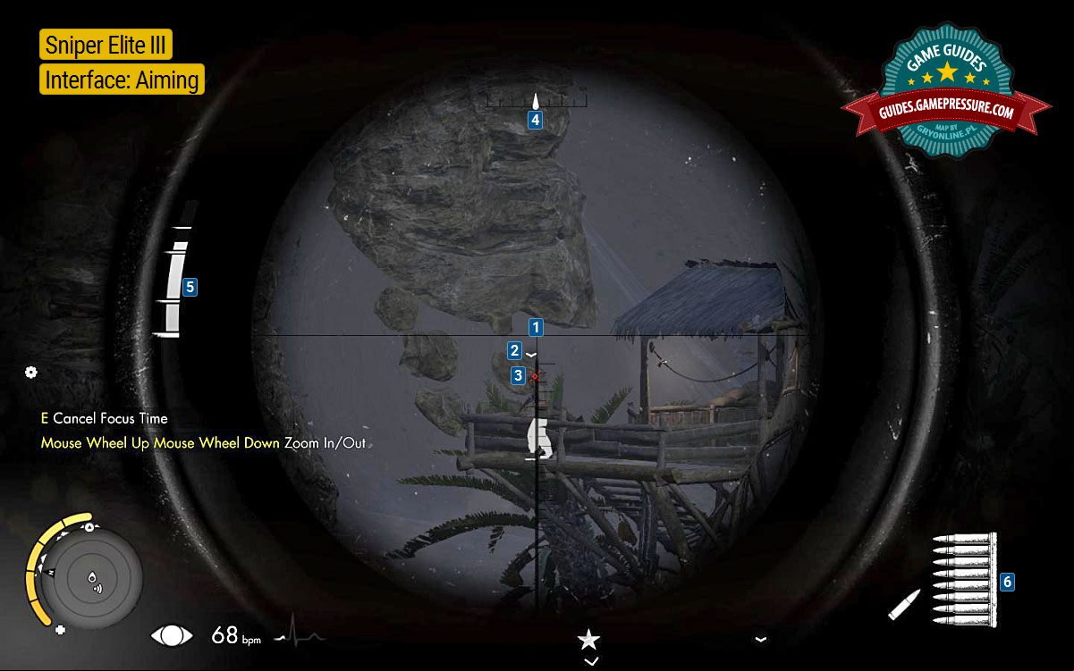 Sniper Elite III - Interface: Aiming Sniper Elite III - Interface: Aiming