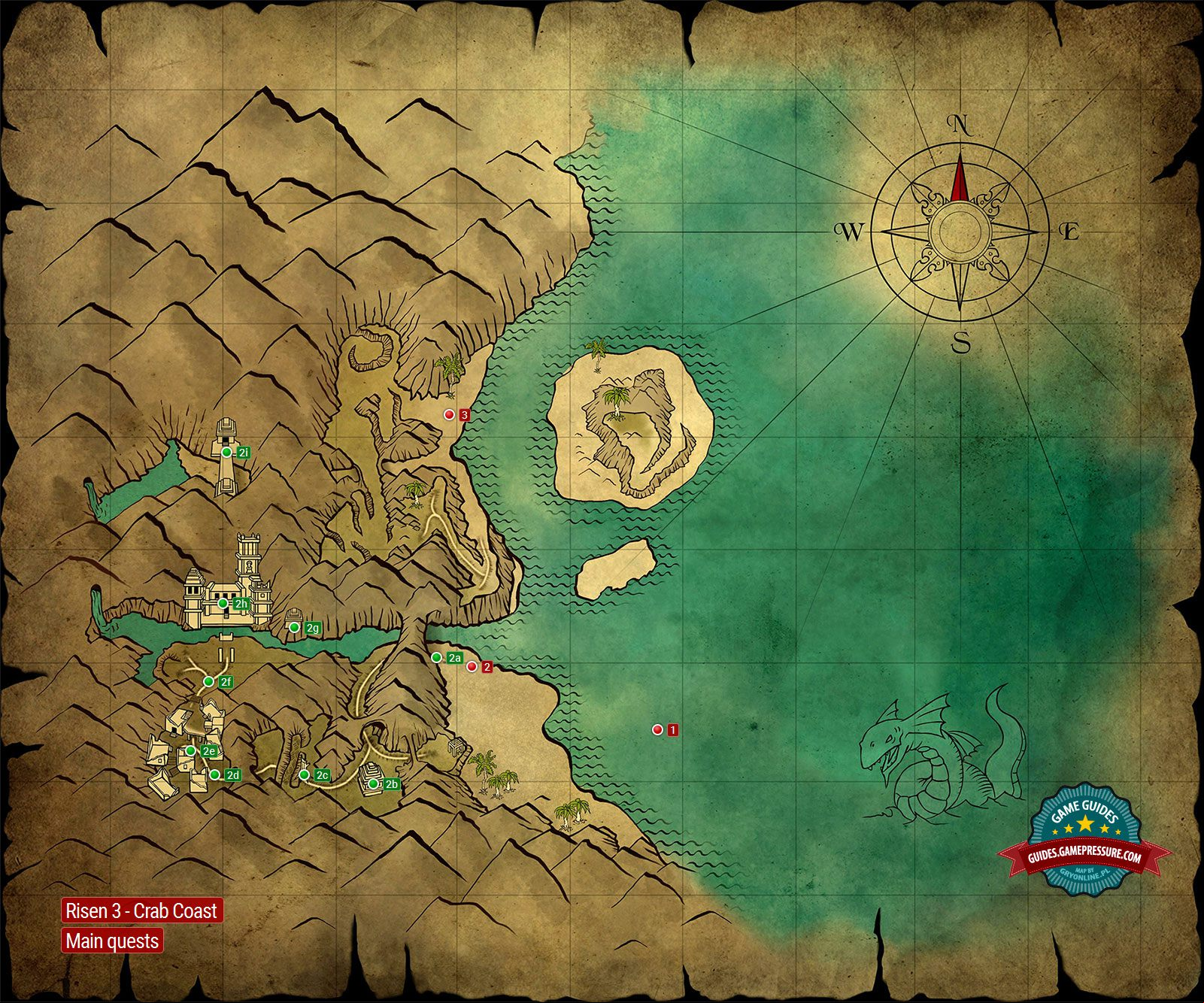 Risen 3 - Crab Coast - Main quests Risen 3 - Crab Coast - Main quests