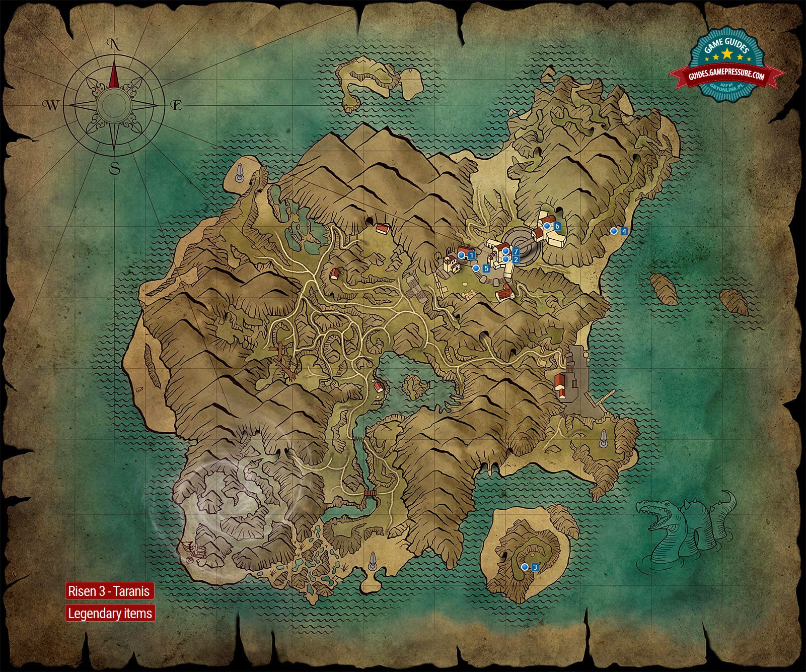 Risen 3 - Taranis - Legendary items Risen 3 - Taranis - Legendary items