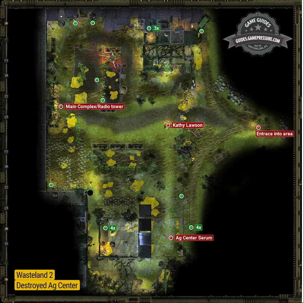 Wasteland 2 - Destroyed Ag Center Wasteland 2 - Destroyed Ag Center
