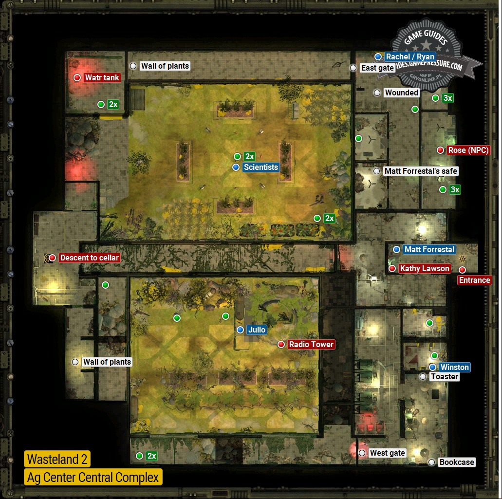 Wasteland 2 - Ag Center Central Complex Wasteland 2 - Ag Center Central Complex