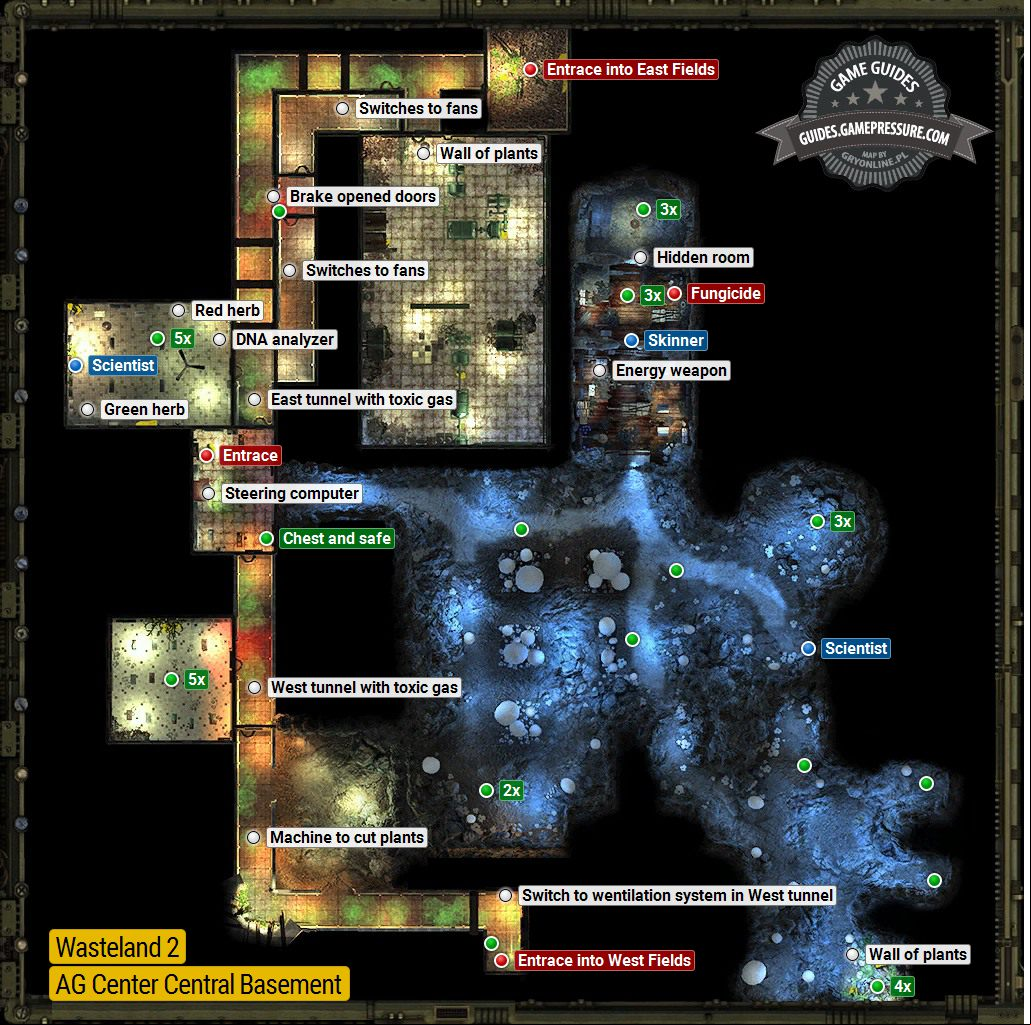 Wasteland 2 - Ag Center Central Basement Wasteland 2 - Ag Center Central Basement