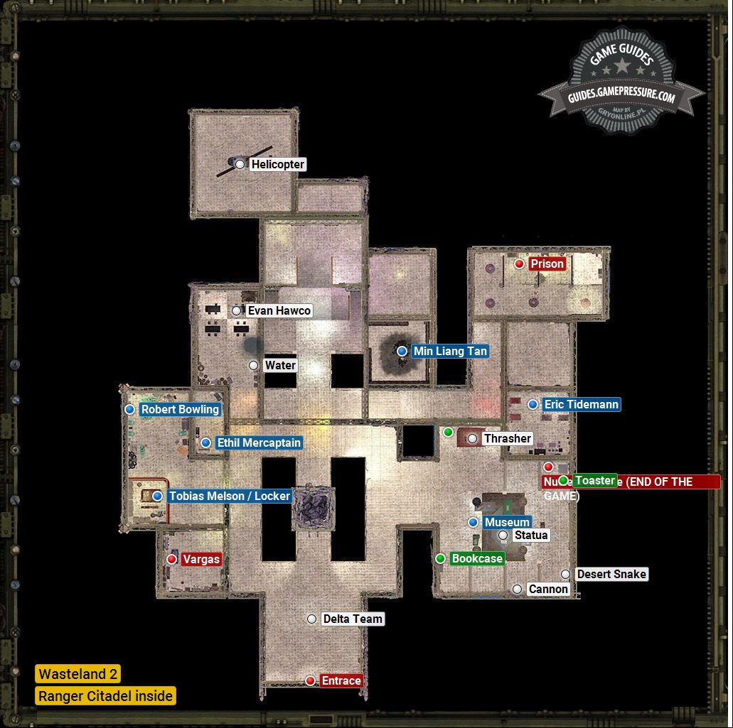 Wasteland 2 - Ranger Citadel inside Wasteland 2 - Ranger Citadel inside