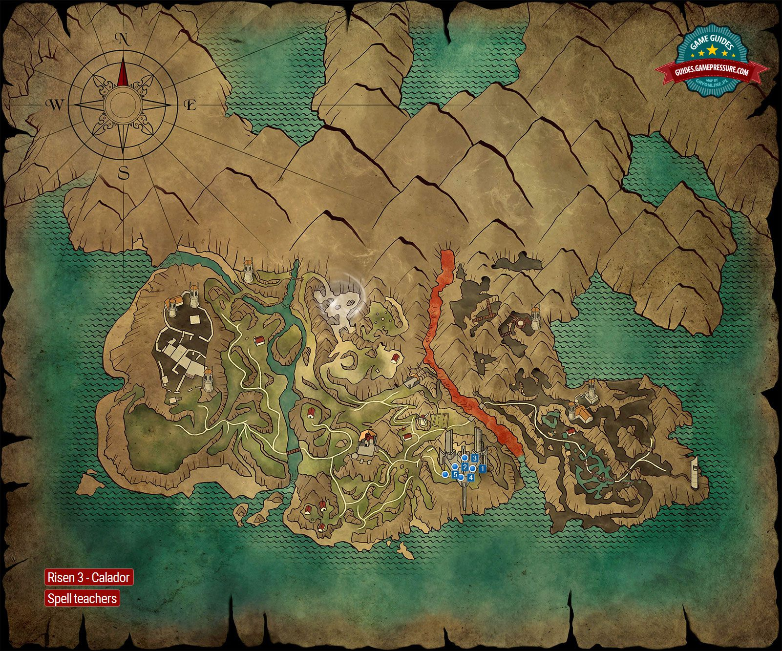 Risen 3 - Calador - Spell teachers Risen 3 - Calador - Spell teachers