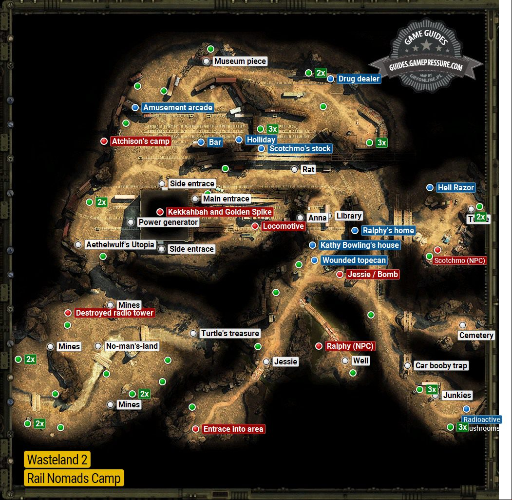 Wasteland 2 - Rail Nomad Camp Wasteland 2 - Rail Nomad Camp
