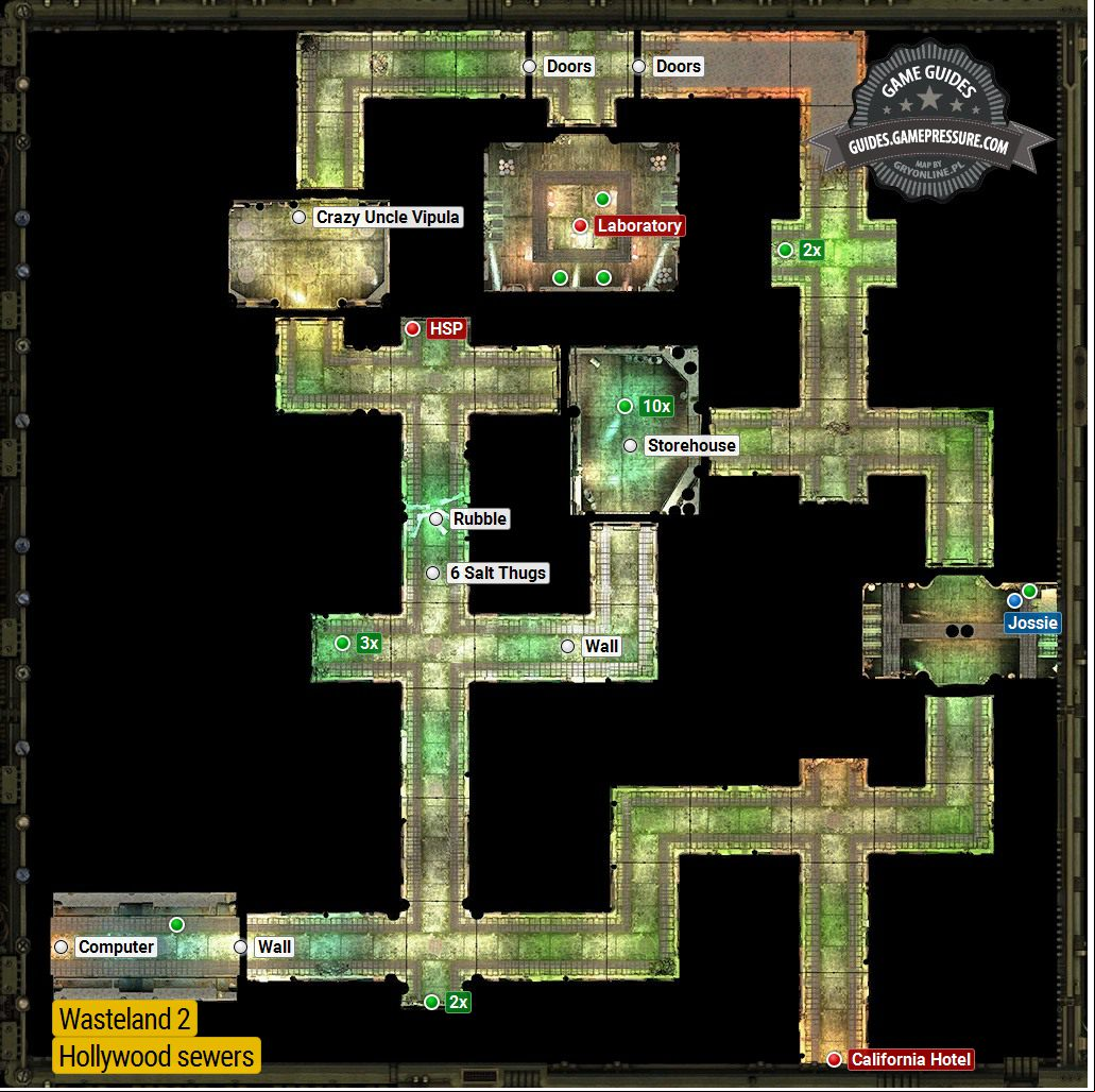 Wasteland 2 - Hollywood sewers Wasteland 2 - Hollywood sewers