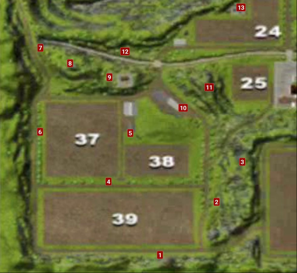 Sector A Map - horseshoes in Farming Simulator 2013 Sector A Map - horseshoes in Farming Simulator 2013