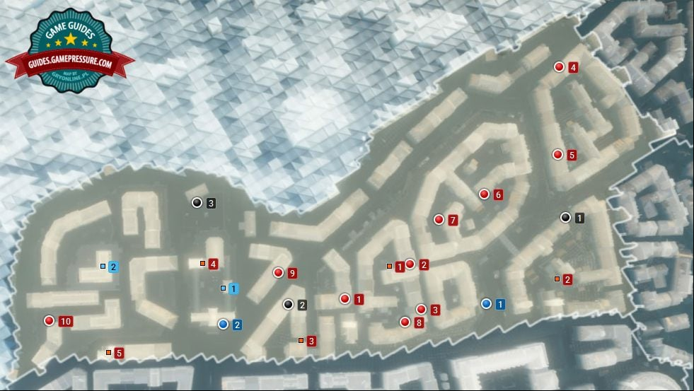 Map of Feydeau - Luwr - Chests, Ribbons, Nomad points and Artifact - Assassin's Creed: Unity Map of Feydeau - Luwr - Chests, Ribbons, Nomad points and Artifact - Assassin's Creed: Unity