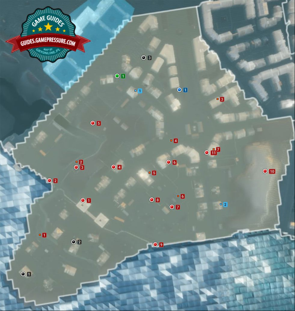 Map of Saint-Lambert - Les Invalides - Chests, Ribbons, Nomad points and Artifact - Assassin's Creed: Unity Map of Saint-Lambert - Les Invalides - Chests, Ribbons, Nomad points and Artifact - Assassin's Creed: Unity
