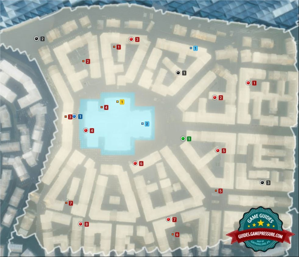 Map of Panteon - La Bievre - Chests, Ribbons, Nomad points and Artifact - Assassin's Creed: Unity Map of Panteon - La Bievre - Chests, Ribbons, Nomad points and Artifact - Assassin's Creed: Unity