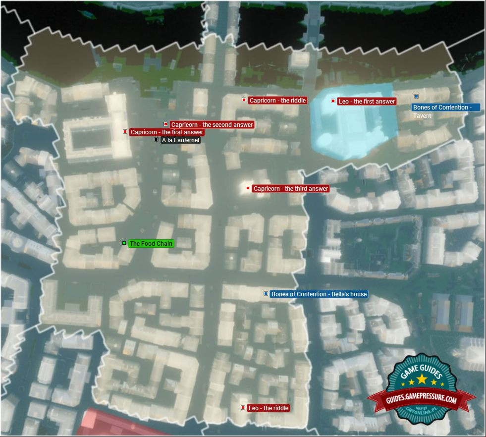 Map of Hotel de Ville - Ile de la Cite - Paris Stories and Nostradamu Enigmas - Assassin's Creed: Unity Map of Hotel de Ville - Ile de la Cite - Paris Stories and Nostradamu Enigmas - Assassin's Creed: Unity