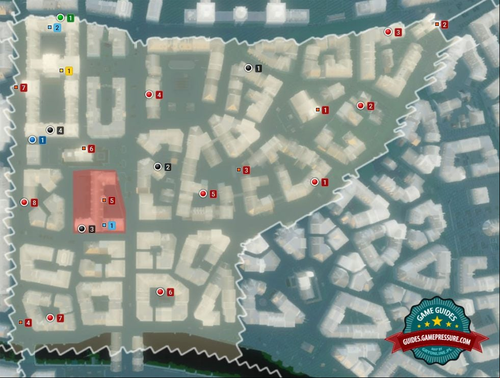 Map of Sorbona - Le Quartier Latin - Chests, Ribbons, Nomad points and Artifact - Assassin's Creed: Unity Map of Sorbona - Le Quartier Latin - Chests, Ribbons, Nomad points and Artifact - Assassin's Creed: Unity