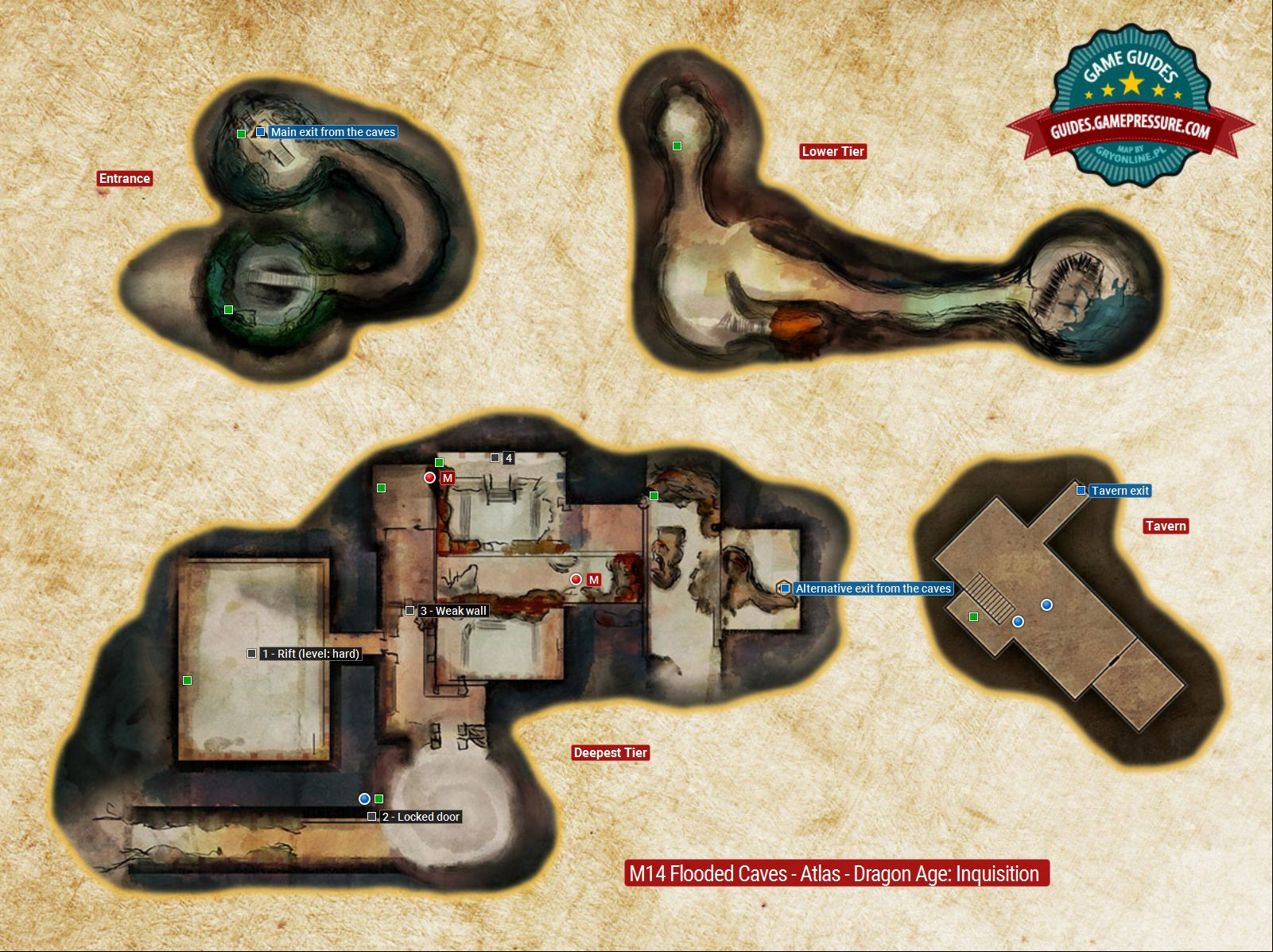 M14 Flooded Caves - Atlas - Dragon Age: Inquisition M14 Flooded Caves - Atlas - Dragon Age: Inquisition