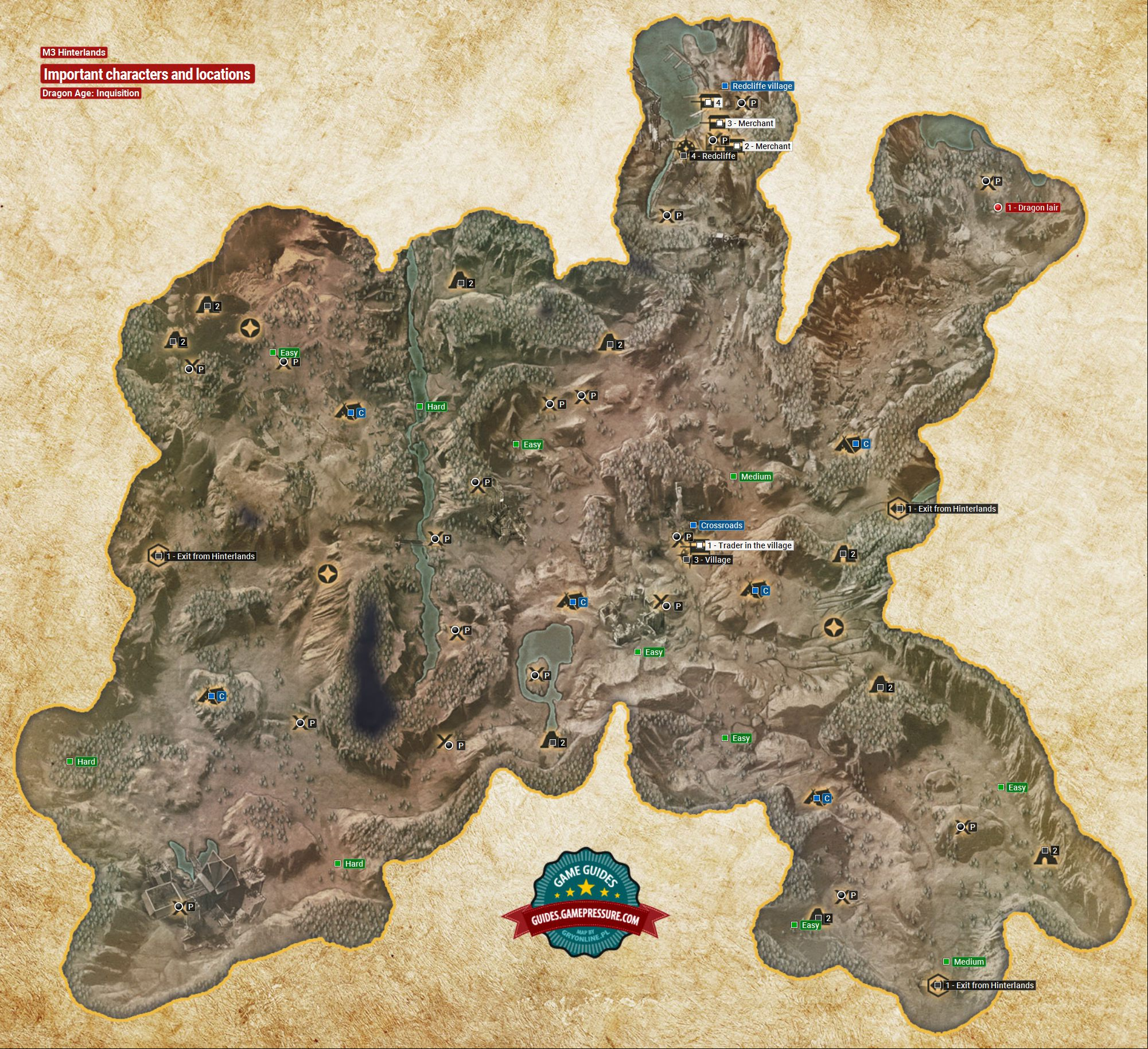 M3 Hinterlands - Important characters and locations - Dragon Age: Inquisition M3 Hinterlands - Important characters and locations - Dragon Age: Inquisition