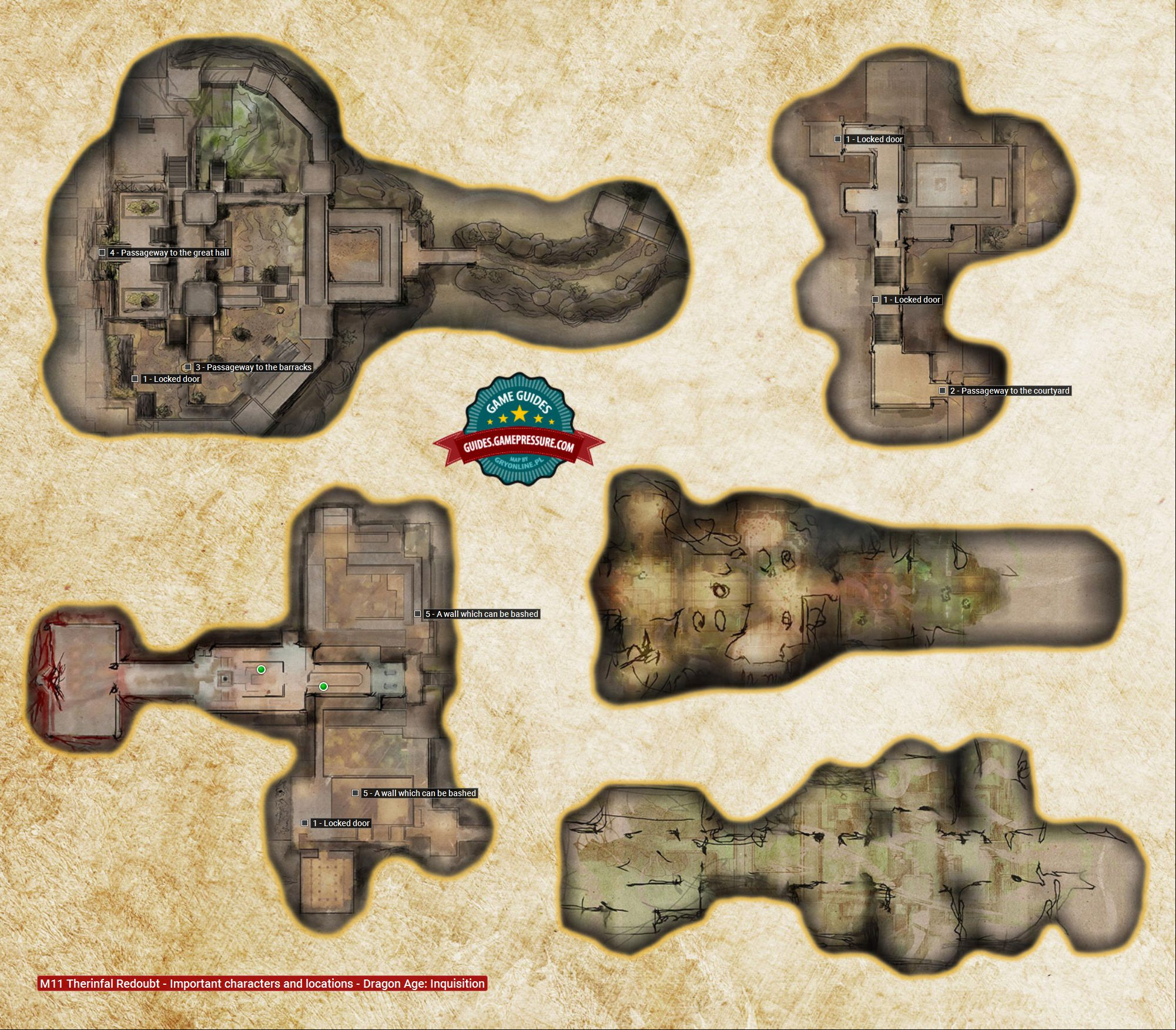 M11 Therinfal Redoubt - Important characters and locations - Dragon Age: Inquisition M11 Therinfal Redoubt - Important characters and locations - Dragon Age: Inquisition