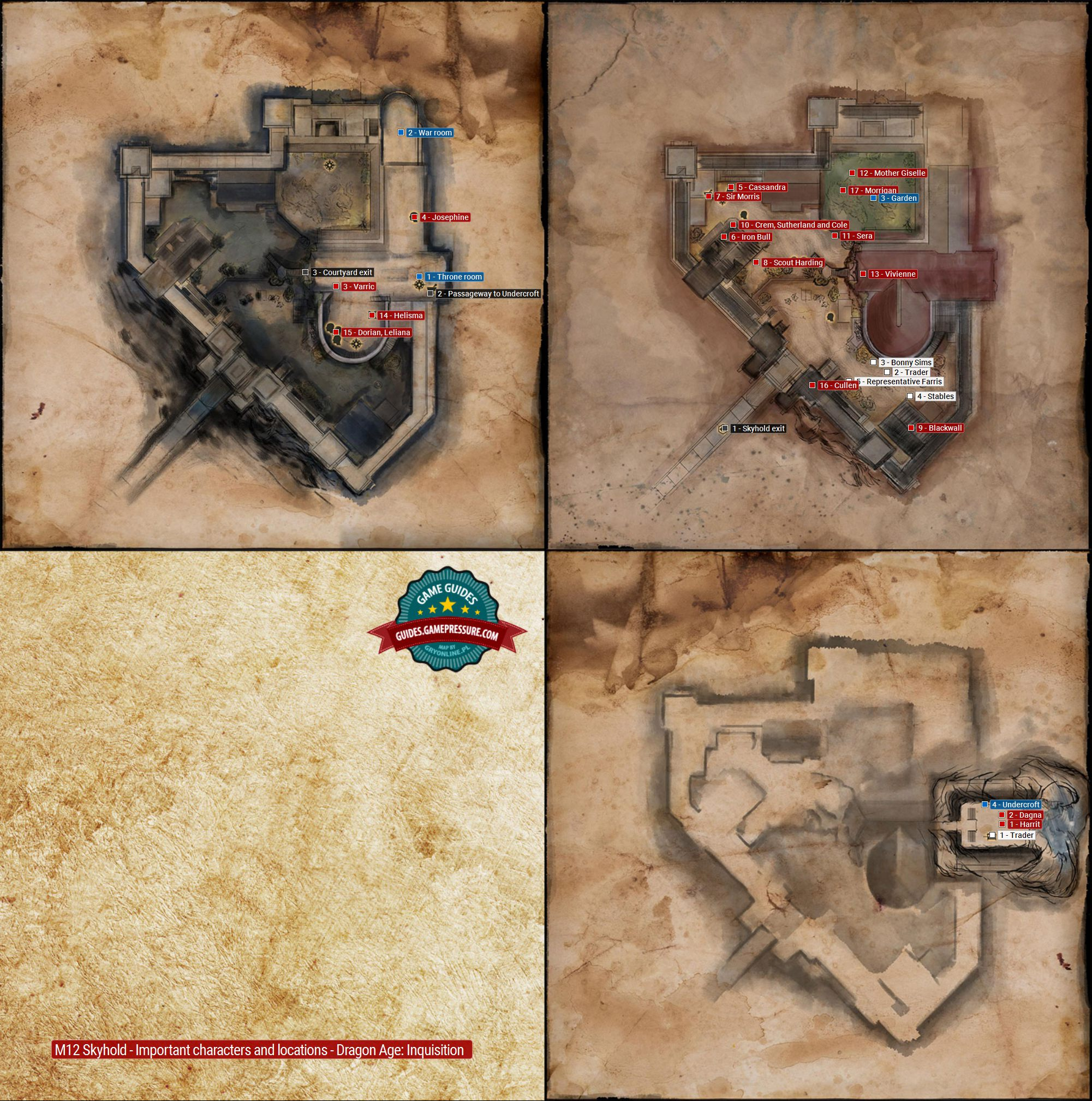 M12 Skyhold - Important characters and locations - Dragon Age: Inquisition M12 Skyhold - Important characters and locations - Dragon Age: Inquisition