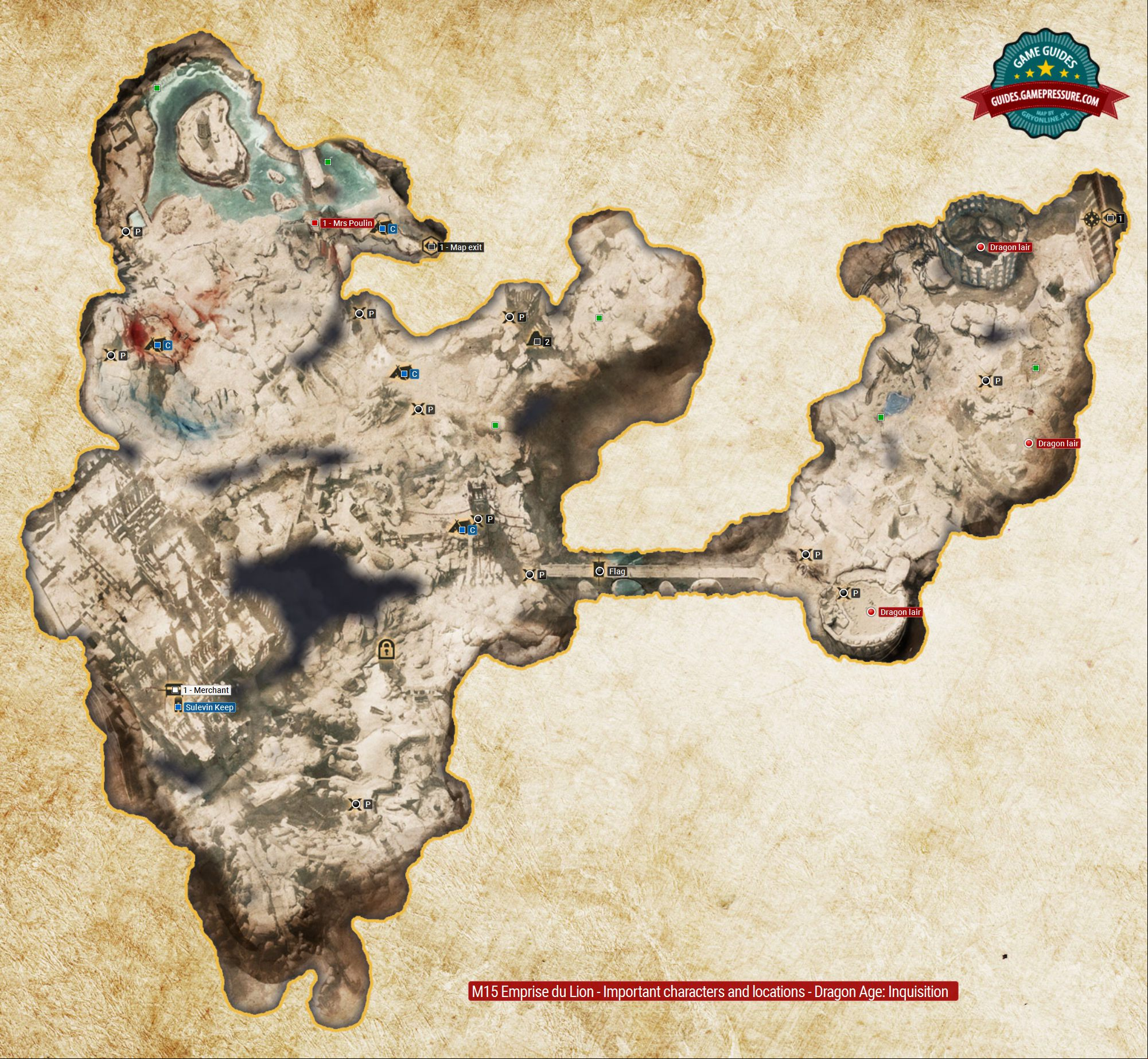 M15 Emprise du Lion - Important characters and locations - Dragon Age: Inquisition M15 Emprise du Lion - Important characters and locations - Dragon Age: Inquisition