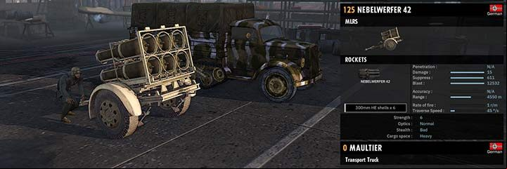 Rocket launchers are extremely powerful units, both on the Russian and German sides. However, artillery equipped with 300mm ammunition is an exceptionally powerful unit. Nebelwerfer has a powerful area of destruction and drastically affects the opponents morale. A drawback is the long reloading and required of the supply trucks. - 28. Jager | Divisions of the Axis in Steel Division 2 - Divisions of the Axis - Steel Division 2 Guide