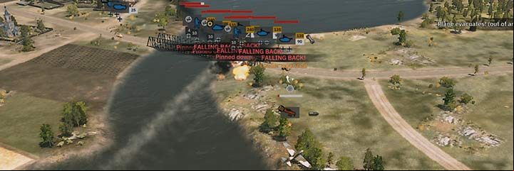 Accurate airplane fire can turn the tide of victory on your side. You need to choose a good moment and harmonize the bombardment in time. Selecting a proper spot, as in the picture, can also make it easier to destroy the enemy. - Air Units in Steel Division 2 - Units - Steel Division 2 Guide