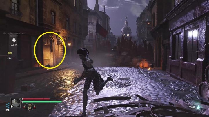 Once you reach the roadblock, turn into the tunnel on the left - Steelrising: The Shadows of Luxembourg - walkthrough - Main missions - Steelrising Guide, Walkthrough