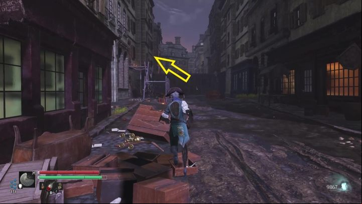 Nevertheless, to continue with the main quest, follow the street on the left - Steelrising: The Shadows of Luxembourg - walkthrough - Main missions - Steelrising Guide, Walkthrough