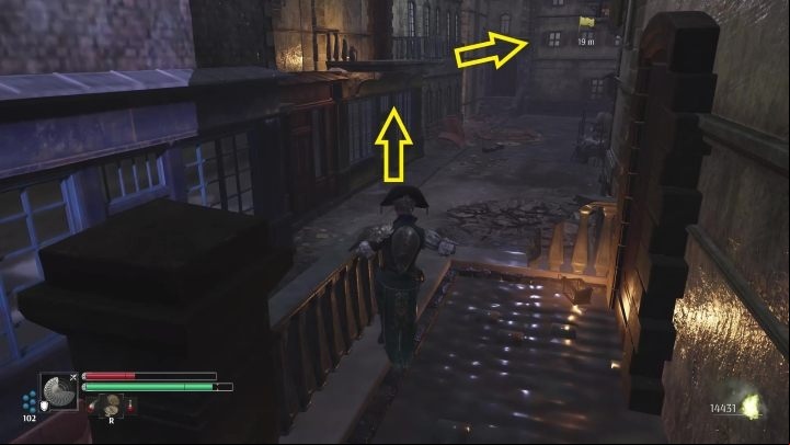 Climb the steps in front of the door - Steelrising: The Shadows of Luxembourg - walkthrough - Main missions - Steelrising Guide, Walkthrough