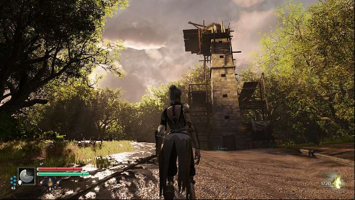 You will find the com at the beginning of Steelrising, in the chest by the tower - the place is marked in the picture above - Steelrising: Mission objective - how to find? - FAQ - Steelrising Guide, Walkthrough