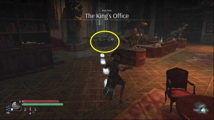 Note the chest located on the left side of the room - Steelrising: Monsieur Neckers two treasures - walkthrough - Side missions - Steelrising Guide, Walkthrough