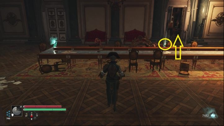Go through the age on the right side of the room - Steelrising: Monsieur Neckers two treasures - walkthrough - Side missions - Steelrising Guide, Walkthrough