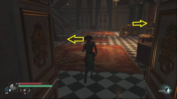 After defeating the opponents, continue straight until you reach the hall with stairs - Steelrising: Monsieur Neckers two treasures - walkthrough - Side missions - Steelrising Guide, Walkthrough