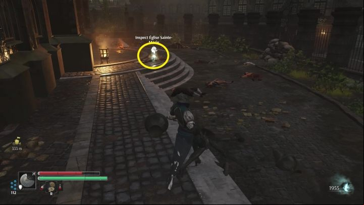 You need to get to the main entrance to the church - Steelrising: Monsieur Neckers two treasures - walkthrough - Side missions - Steelrising Guide, Walkthrough