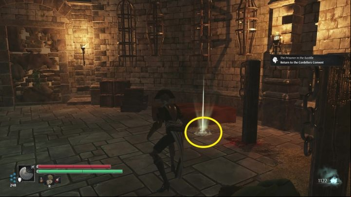 This Echoe is in the cell of Father Athenais - Steelrising: Athenais de Vaucanson - Echoes, how to get? - Echoes - Steelrising Guide, Walkthrough