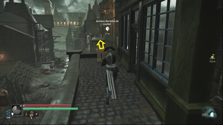 Stand on the wooden planks and use The Selenite Momentum to jump across, to the opposite balcony - Steelrising: A family affair - walkthrough - Side missions - Steelrising Guide, Walkthrough