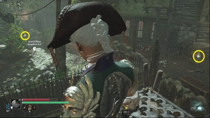 There are clues at both ends of Place Dauphine, as well as a key by the one to the right - Steelrising: Glory and dishonour - walkthrough - Side missions - Steelrising Guide, Walkthrough