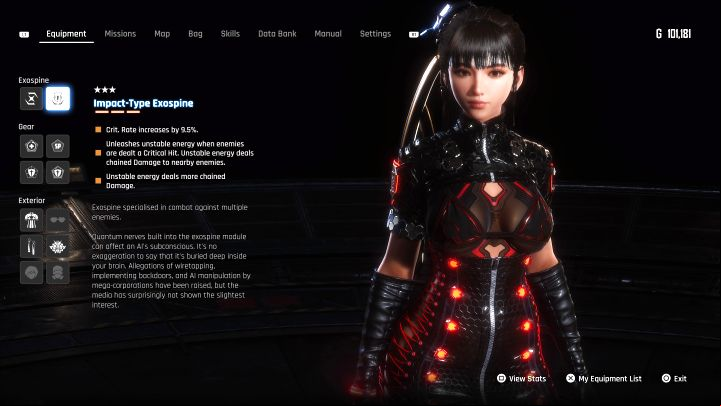 4 - Stellar Blade: Best gear and exospines - Basics - Stellar Blade Guide
