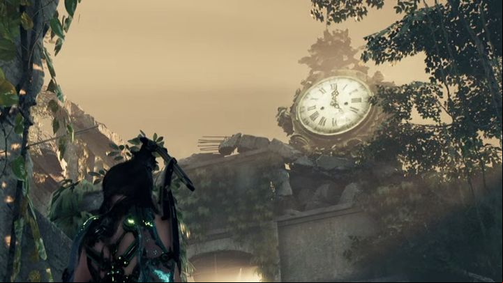 4 - Stellar Blade: The clock tower and gate puzzle on Eidos 7 - Puzzles - Stellar Blade Guide