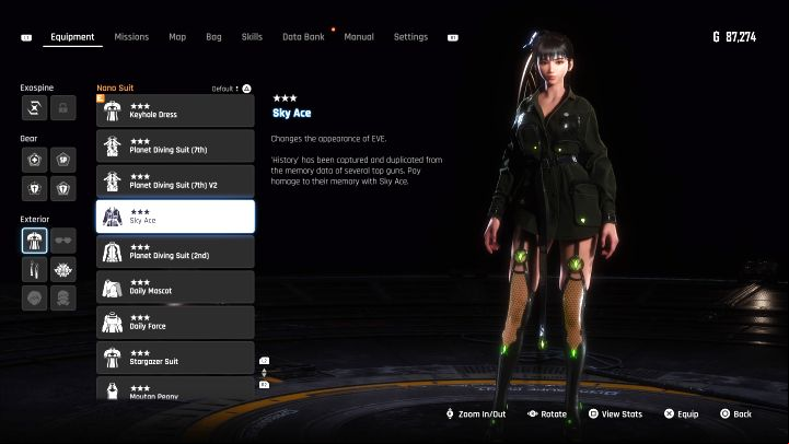 Kaya from the Sisters' Junk shop in Xion can give you a few side quests, and one of them is called the Encounter - Stellar Blade: All EVE costumes map - Secrets and Collectibles - Stellar Blade Guide
