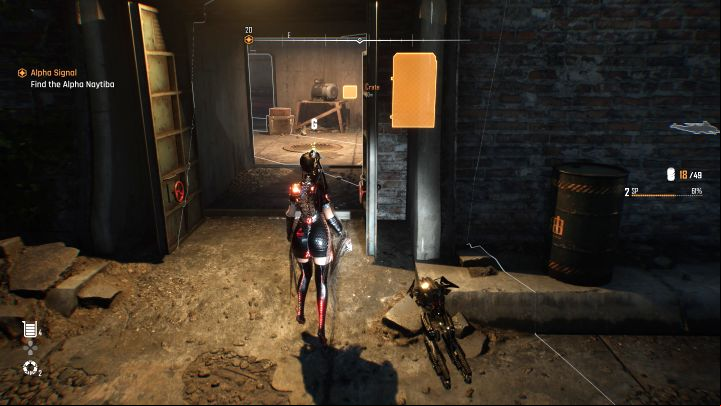 While exploring the sewers, Eve will finally reach a locked pathway and to obtain a Fusion Core, you need to explore the pathway on the right - we show this entrance in the screenshot above - Stellar Blade: Tumbler Expansion Modules map - Secrets and Collectibles - Stellar Blade Guide