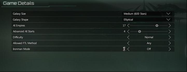 Galaxy size is determined based on number of stars - Game details of Stellaris - Basics - Stellaris Guide