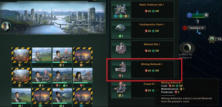 The lists all of the buildings available in a given sector - Seizing of systems and colonization of planets in Stellaris - A good start in Stellaris - Stellaris Guide