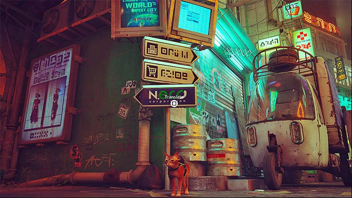 In the locations you visit, you can find numerous interactive points and these mainly indicate - Stray: Beginners guide - Basics - Stray Guide, Walkthrough