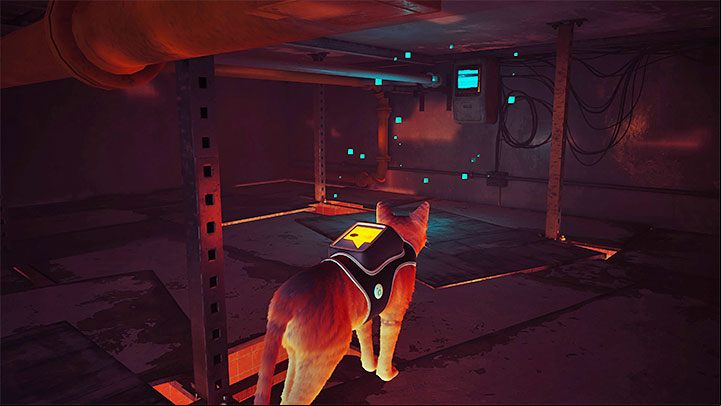 You will find yourself in the area above the ceiling, where the memory is hidden - Stray: Midtown - All Memories - Memories B-12 - Stray Guide, Walkthrough