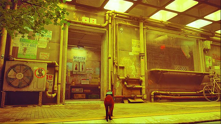 Don't look for the entrance to the building - Stray: Midtown - All Memories - Memories B-12 - Stray Guide, Walkthrough
