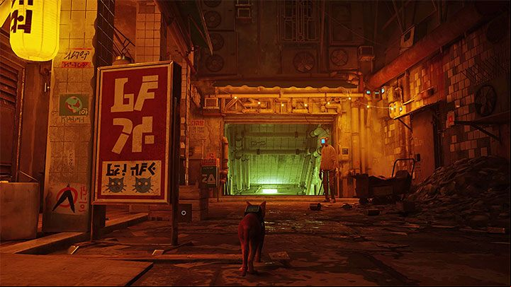 You have to continue protecting Doc until you get rid of all the zurks (luckily the robot has no health bar) - Stray: Dead End, Chapter 7 - walkthrough - Walkthrough - Stray Guide, Walkthrough