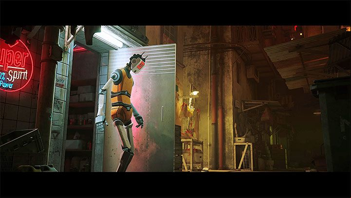 1 - Stray: The Super Spirit Laundry puzzle - The Slums - Puzzles - Stray Guide, Walkthrough