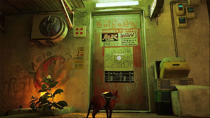 1 - Stray: The puzzle with the safe and the note with the binary code - The Slums - Puzzles - Stray Guide, Walkthrough