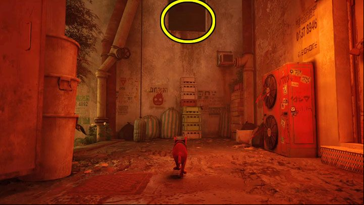 The person who can read the note is Elliot from the Elliot Programming building - Stray: The puzzle with the safe and the note with the binary code - The Slums - Puzzles - Stray Guide, Walkthrough
