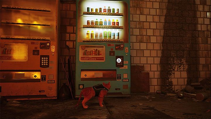 You have to pay for the collectible with 1 Energy Drink Can - Stray: Sheet Music - list - Secrets and Collectibles - Stray Guide, Walkthrough