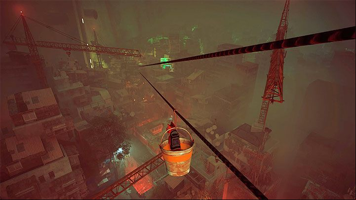 The last step is to lower the rooftops and return to the slums - Stray: Rooftops, Chapter 5 - walkthrough - Walkthrough - Stray Guide, Walkthrough