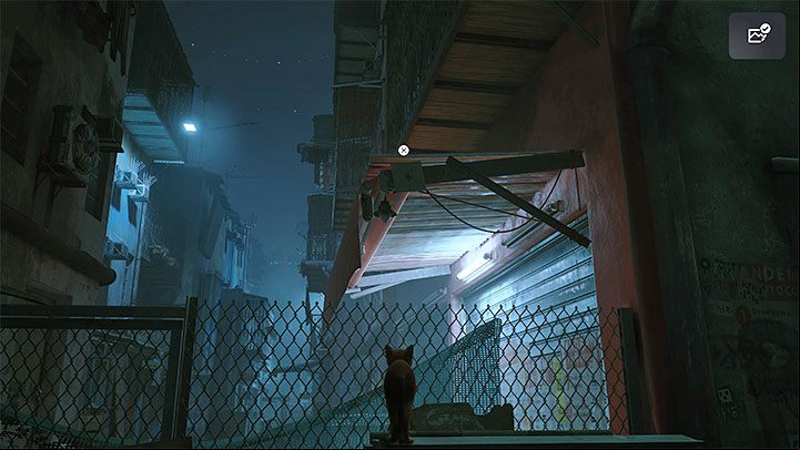 The chapter will start after you leave the sewers - Stray: Dead City, Chapter 2 - walkthrough - Walkthrough - Stray Guide, Walkthrough